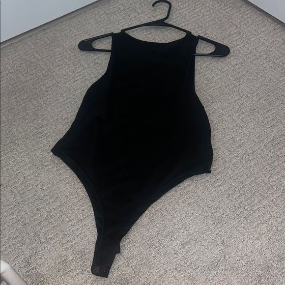 Black high neck bodysuit - Picture 2 of 3